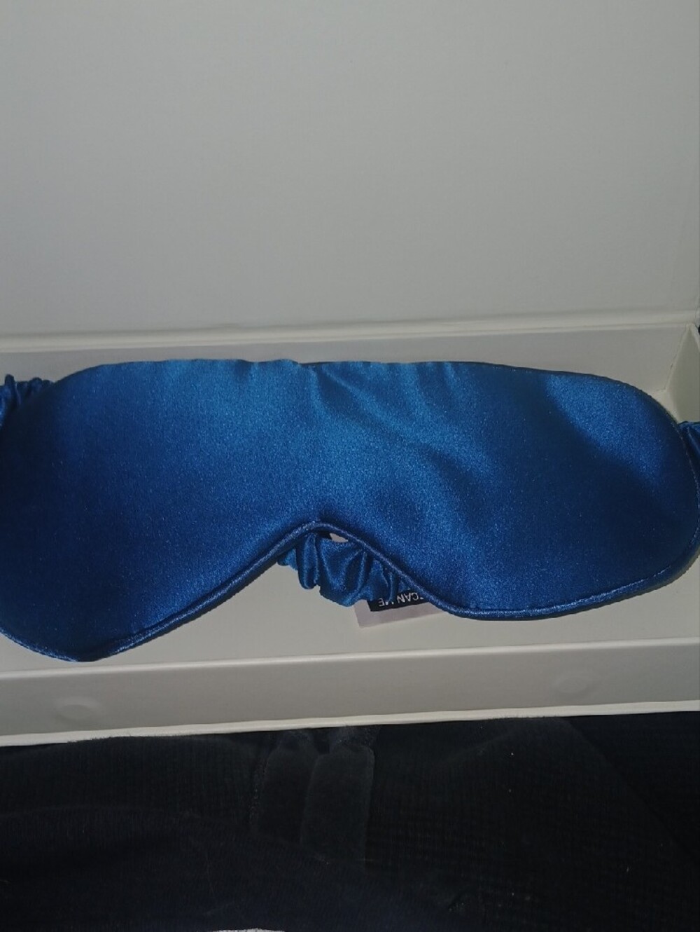 Annika Silk 100% Silk Sleep Mask in Blue New In Package